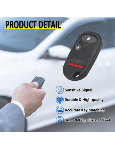 Control Remoto Honda Civic 2001-2005 y Pilot 2003-2007 Vurkcy