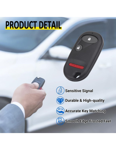 Control Remoto Honda Civic 2001-2005 y Pilot 2003-2007 Vurkcy