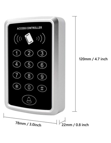 Sistema de Control de Acceso AMOCAM Teclado + 5 Llavero