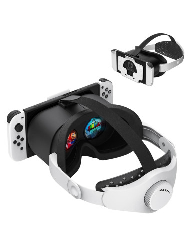Auriculares VR GAEKOL para Nintendo Switch y OLED con correa Elite
