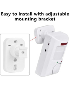 Sistema de Alarma Dioche con Sensor Infrarrojo 105dB 2