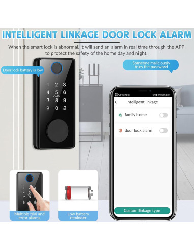 Cerradura Inteligente MDHAND con Huella Dactilar y App