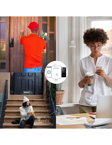 Cerradura Inteligente MDHAND con Huella Dactilar y App