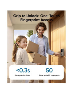 Cerradura Inteligente eufy C33 con Huella Dactilar y Wi-Fi 2