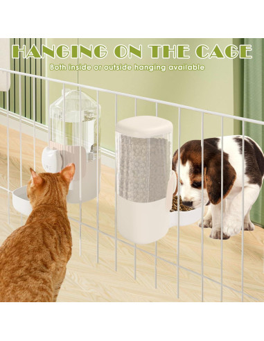 Dispensador automático de comida y agua para gatos 1L Outamateur