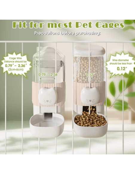 Dispensador automático de comida y agua para gatos 1L Outamateur