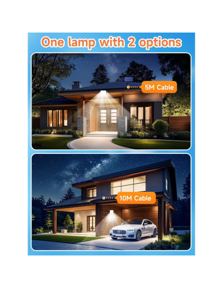 Luces Solares PIKOY 318 LED 10M IP65 Control Remoto