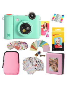 Cámara Digital Instantánea KODAK Smile+ 2-en-1 Verde