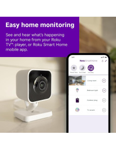 Cámara Interior Roku 2024 - Seguridad 1080p con WiFi 6 2