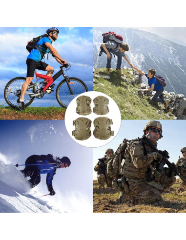 Conjunto Almohadillas Protectores AOUTACC para Rodillas y Codos