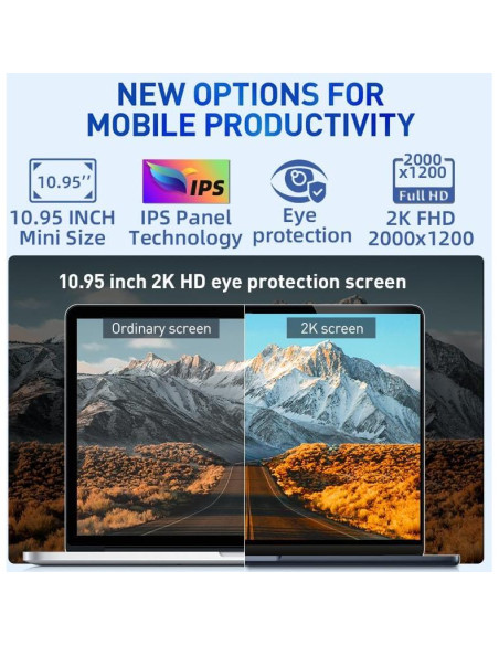 Laptop 2-en-1 ZWYING HL1068 10.95" FHD 16GB 1TB Win 11