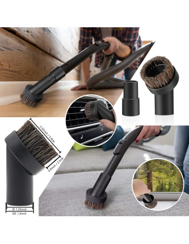 Kit de Accesorios de Aspiradora Universal Riolin 10 Piezas