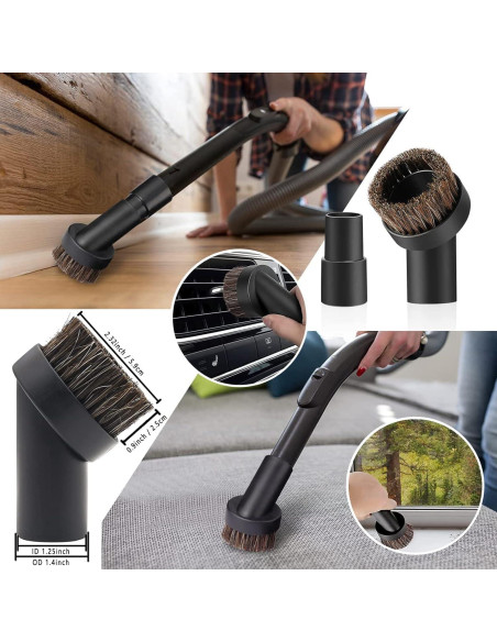 Kit de Accesorios de Aspiradora Universal Riolin 10 Piezas