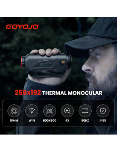 Monóculo Térmico GOYOJO 15mm 256x192 Visión Nocturna 2