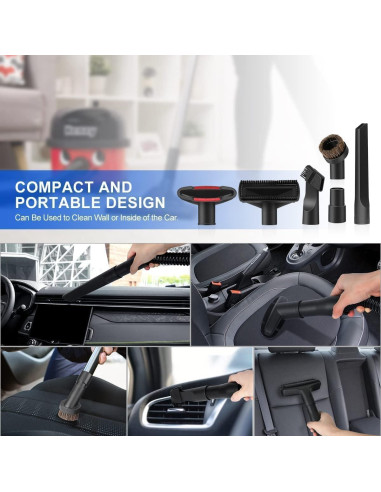 Kit de Accesorios de Aspiradora Universal Riolin 10 Piezas