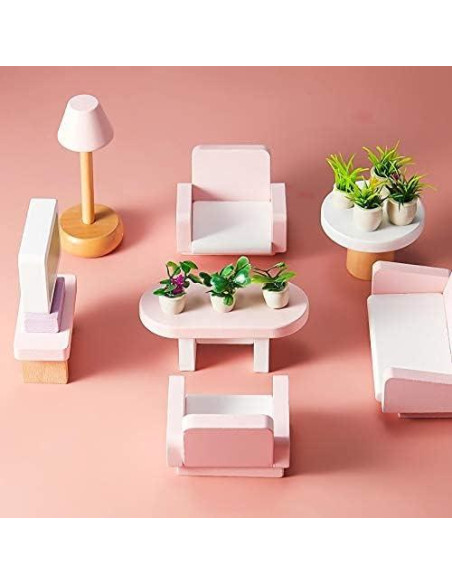 Mini Plantas en Maceta Chuangdi 12 Piezas Decoración