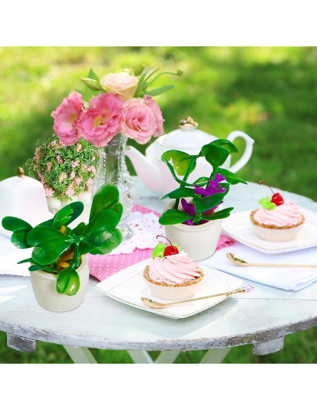 Mini Plantas en Maceta Chuangdi 12 Piezas Decoración