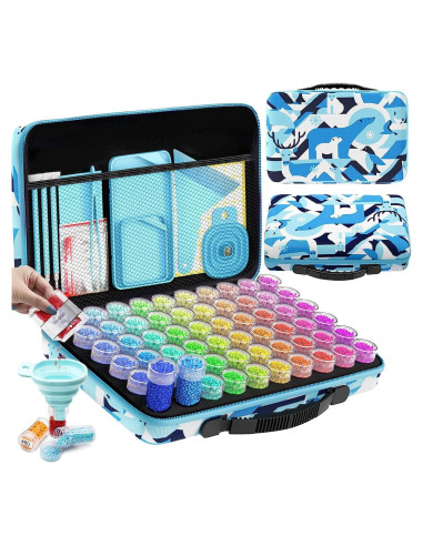 ARTDOT Kit de Almacenamiento para Pintura de Diamante 60 Slots