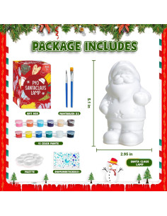 Kit de Lámpara de Santa Claus Goody King para Pintar 2