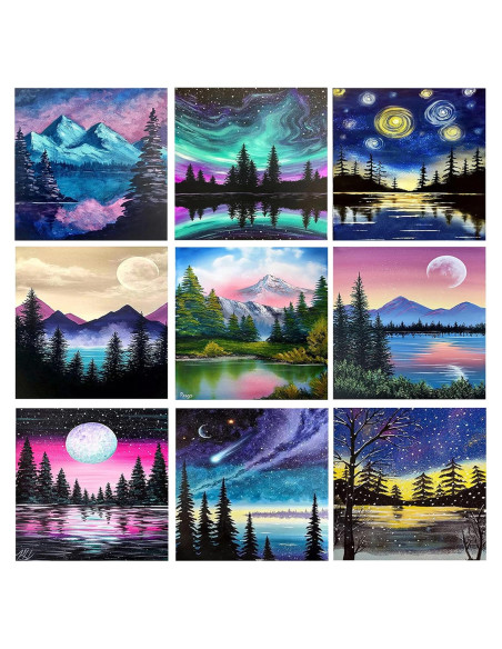 Kit de Pintura de Diamante TWBB 9 Piezas 30x30 cm