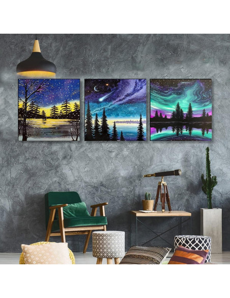 Kit de Pintura de Diamante TWBB 9 Piezas 30x30 cm