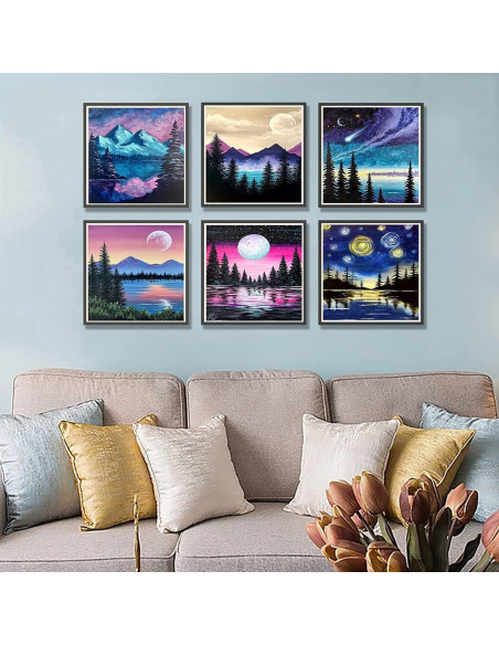 Kit de Pintura de Diamante TWBB 9 Piezas 30x30 cm