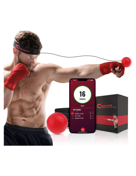 Bola de Reflexión de Boxeo Champs MMA - Ajustable para Todos