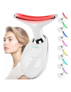 Masajeador Facial Doset ES-1081 Luz Roja 7 Colores