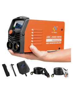 Soldador HITBOX ARC200D MINI 2 en 1 110V/220V Portátil