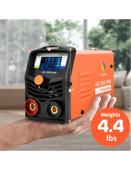 Soldador HITBOX ARC200D MINI 2 en 1 110V/220V Portátil