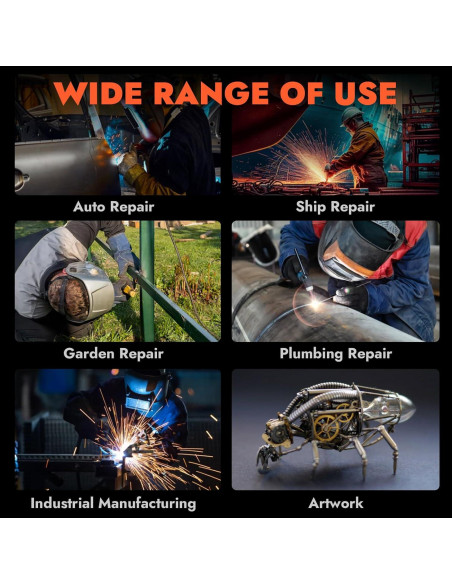 Soldador HITBOX ARC200D MINI 2 en 1 110V/220V Portátil