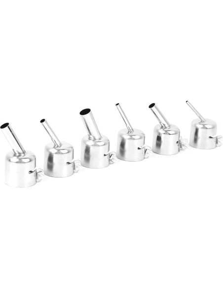 6 Boquillas Oblicuas para Pistola de Aire Caliente Chazcool