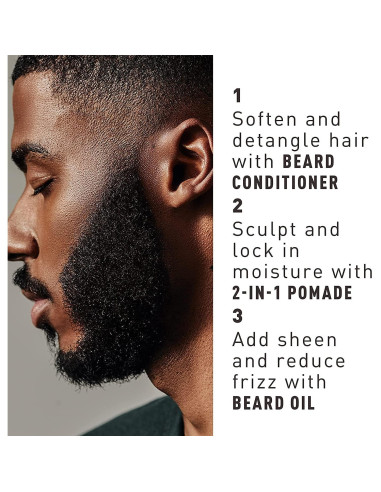 Kit Cuidado Barba Bevel - Acondicionador, Balsamo y Aceite