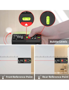 Medidor Láser Digital Towaytek MD60 60m Precisión +/-2mm 2