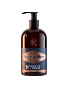 Lavado de Barba y Cara King C. Gillette 311 ml Aceite Argán
