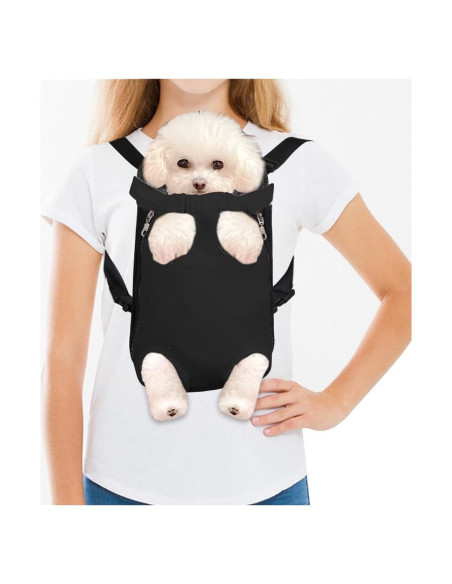 Mochila Transportadora para Perros FEimaX Pequeña Negra