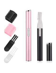 Afeitadora Eléctrica de Cejas Chumia Mini Rosa y Negro
