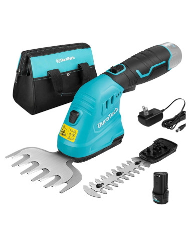 Cortadora de Setos Inalámbrica DURATECH 12V 2-en-1