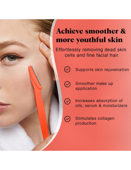 Navajas Dermaplaning Kitsch - 12 Piezas para Vello Facial