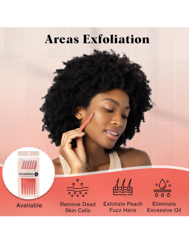 Navajas Dermaplaning Kitsch - 12 Piezas para Vello Facial