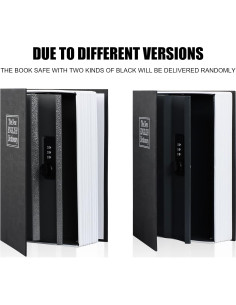 Caja Falsa de Libro KYODOLED con Cerradura de Combinación 2