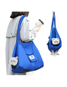 Mochila Transportín para Gatos Yanvega Tamaño M Azul