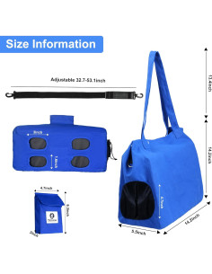 Mochila Transportín para Gatos Yanvega Tamaño M Azul 2