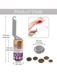 Rodillo de Pelusa Livebe ZM1001 Gato Naranja Oculto 2