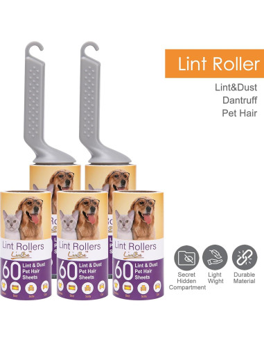 Rodillo de Pelusa Livebe ZM1001 Gato Naranja Oculto