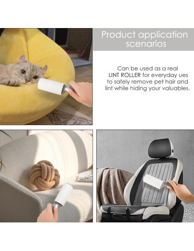 Rodillo de Pelusa Livebe ZM1001 Gato Naranja Oculto