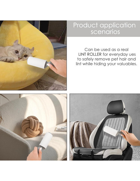 Rodillo de Pelusa Livebe ZM1001 Gato Naranja Oculto