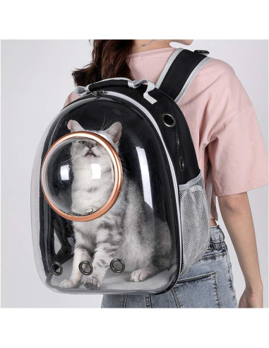 Mochila Transportadora Espacial Sipobuy para Mascotas 42x33x28cm