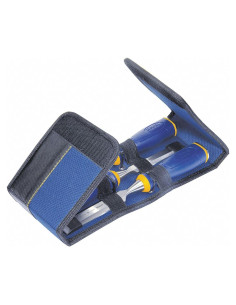 Juego de Cinceles IRWIN Marples 3 Piezas con Cartera