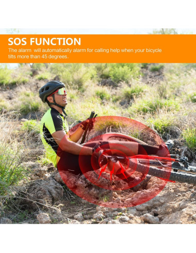 Alarma de Bicicleta Ebuyfire con Control Remoto 115dB IP55